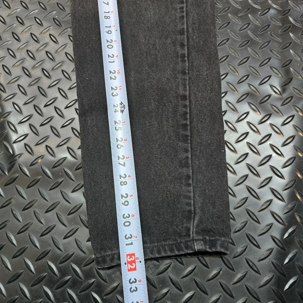 Vintage Levis 550 Relaxed‎ Fit Tapered Leg Orange Tab Black Jeans 32x32 11/1996